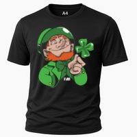 Leprechaun Four Leaf Cooling Performance Crew T-Shirt