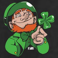 Leprechaun Four Leaf Adult Drive Performance Visor