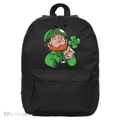 Leprechaun Four Leaf 16 in Basic Backpack