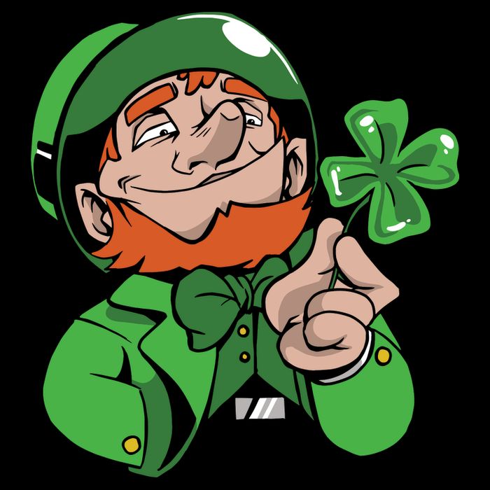 Leprechaun Four Leaf 16 in Basic Backpack