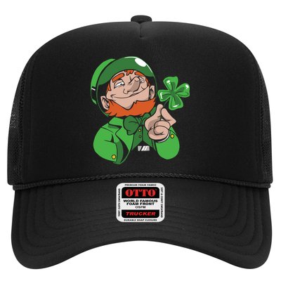 Leprechaun Four Leaf Trucker Hat