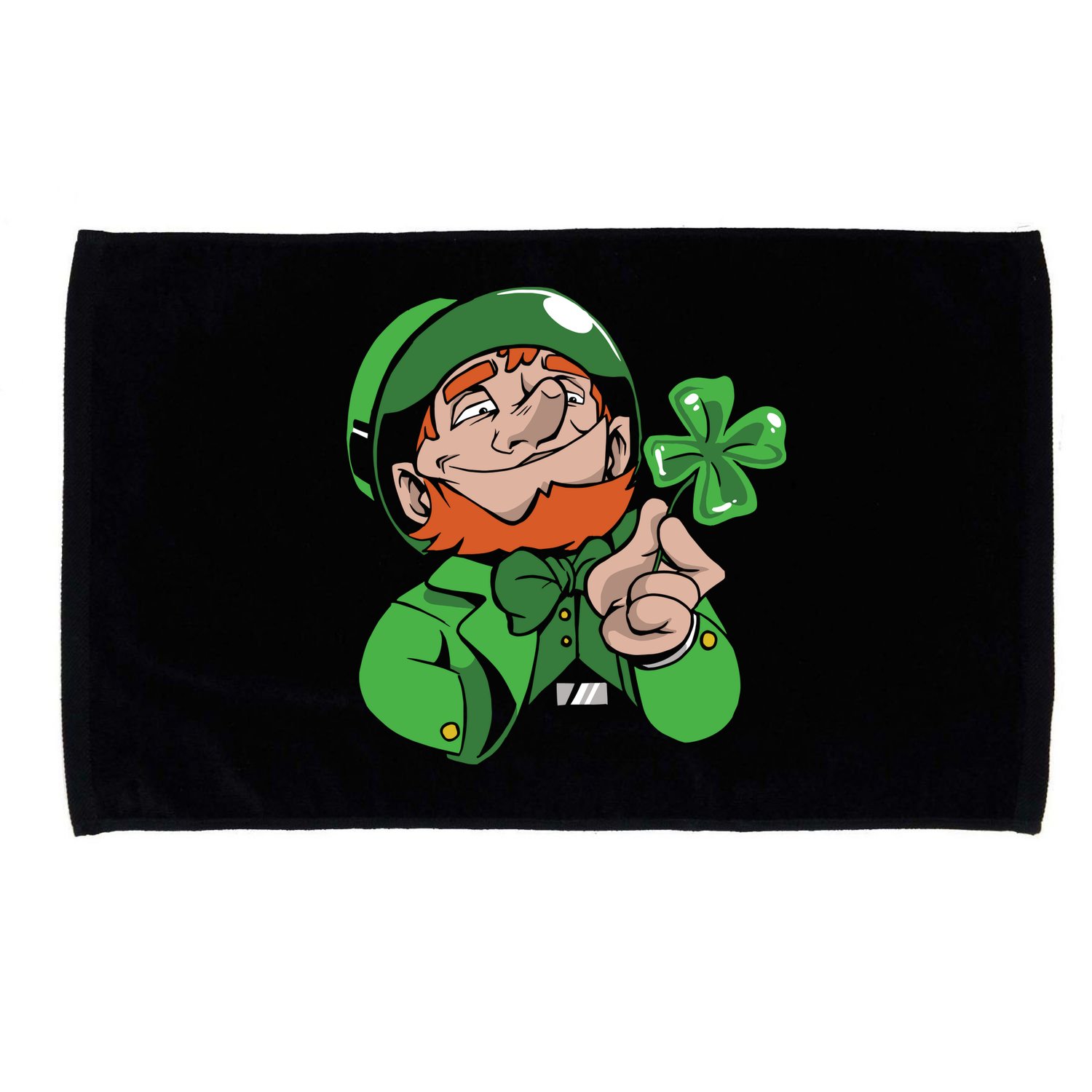 Leprechaun Four Leaf Microfiber Hand Towel