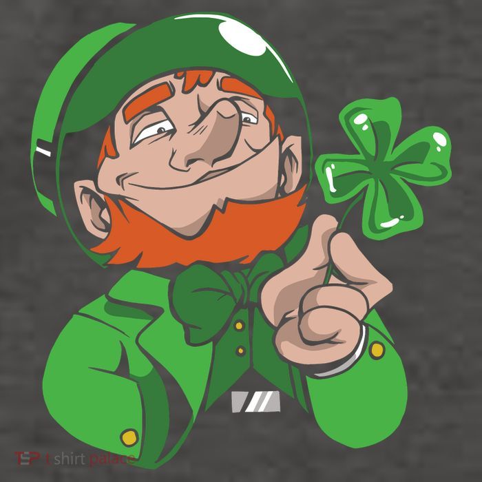 Leprechaun Four Leaf Vector Backpack