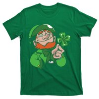 Leprechaun Four Leaf T-Shirt