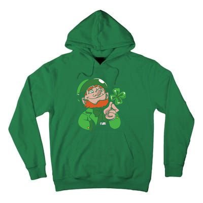 Leprechaun Four Leaf Tall Hoodie