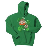 Leprechaun Four Leaf Kids Hoodie