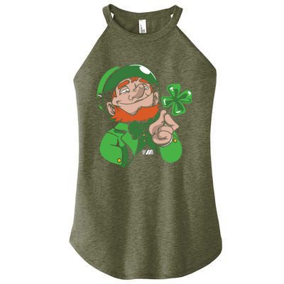 Leprechaun Four Leaf Women's Perfect Tri Rocker Tank