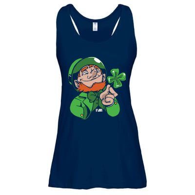 Leprechaun Four Leaf Ladies Essential Flowy Tank