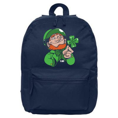 Leprechaun Four Leaf 16 in Basic Backpack