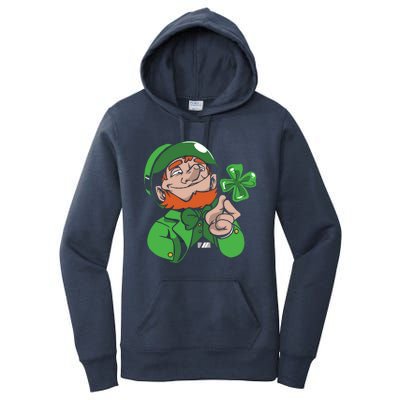 Leprechaun Four Leaf Women's Pullover Hoodie