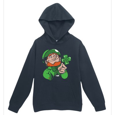 Leprechaun Four Leaf Urban Pullover Hoodie