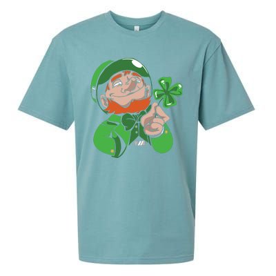 Leprechaun Four Leaf Sueded Cloud Jersey T-Shirt