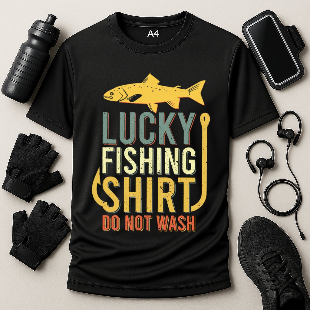 Lucky Fishing Cooling Performance Crew T-Shirt