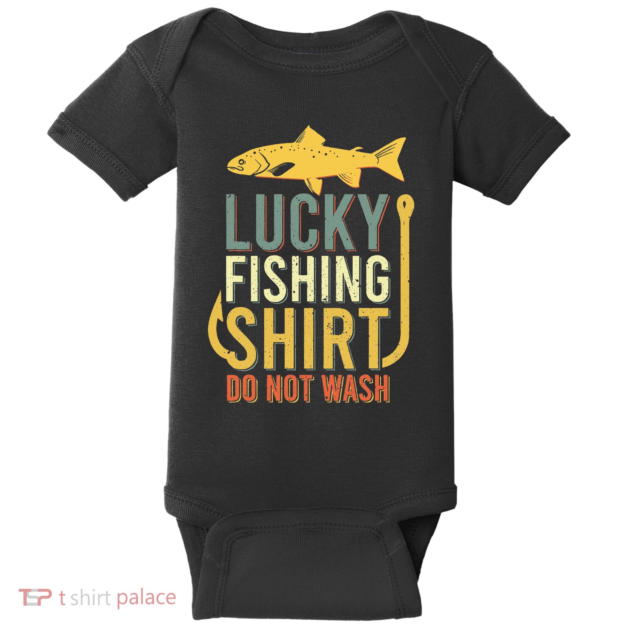 Lucky Fishing Baby Bodysuit