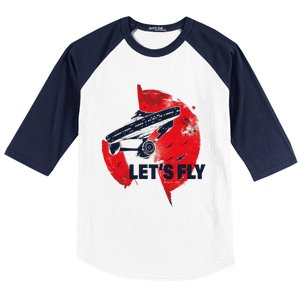 Lets Fly Baseball Sleeve Shirt