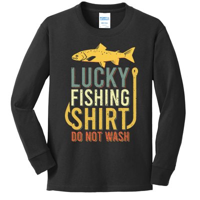 Lucky Fishing Kids Long Sleeve Shirt