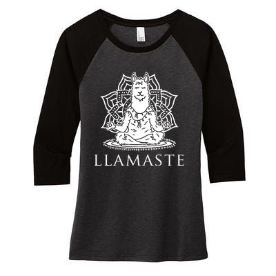 Llamaste Funny Women's Tri-Blend 3/4-Sleeve Raglan Shirt