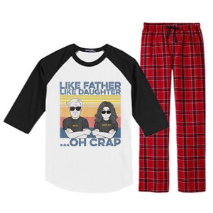 Like Father Like Daughter Raglan Sleeve Pajama Set