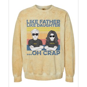 Like Father Like Daughter Colorblast Crewneck Sweatshirt