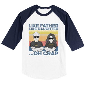 Like Father Like Daughter Baseball Sleeve Shirt