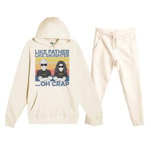 Like Father Like Daughter Premium Hooded Sweatsuit Set