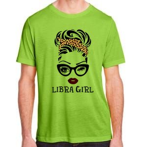 Libra Face Leopard Bandana Wink Eye Gift Adult ChromaSoft Performance T-Shirt