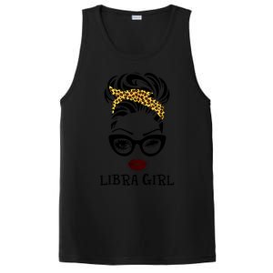 Libra Face Leopard Bandana Wink Eye Gift PosiCharge Competitor Tank