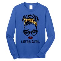 Libra Face Leopard Bandana Wink Eye Gift Long Sleeve Shirt