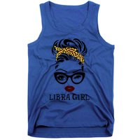 Libra Face Leopard Bandana Wink Eye Gift Tank Top