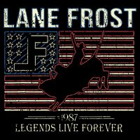 Lane Frost Legends Live Together Rodeo Lover Tall T-Shirt