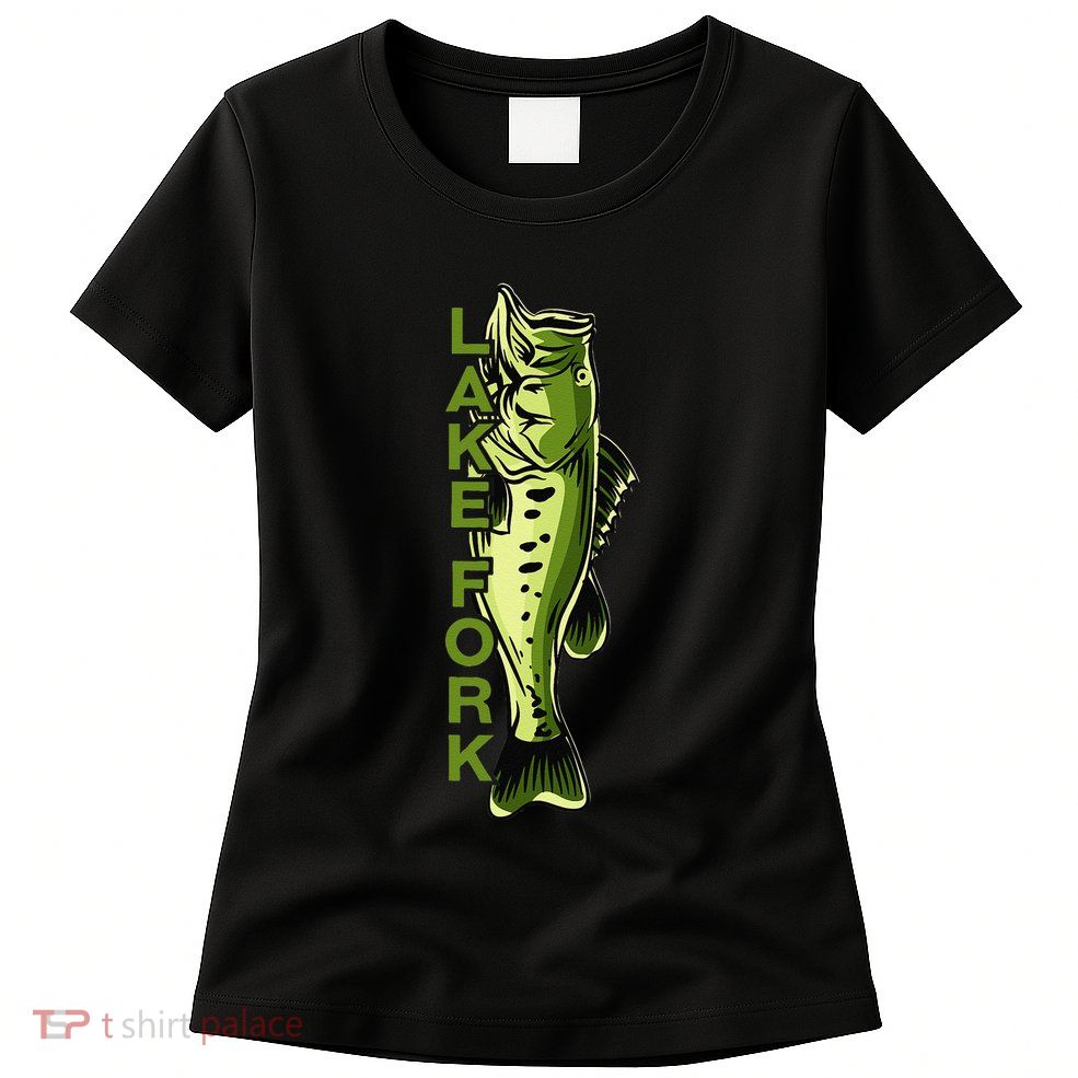 Lake Fork Largemouth Bass Fishing For Texas Fishermen Womens T-Shirt