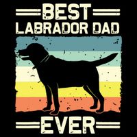 Labrador For Men Dad Black Lab Yellow Labrador Retriever Drawstring Bag