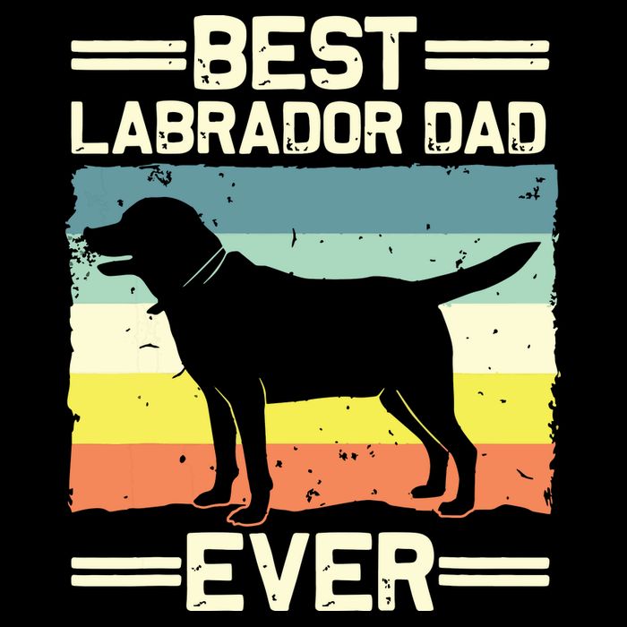 Labrador For Men Dad Black Lab Yellow Labrador Retriever Drawstring Bag