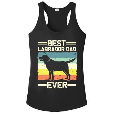 Labrador For Men Dad Black Lab Yellow Labrador Retriever Ladies PosiCharge Competitor Racerback Tank
