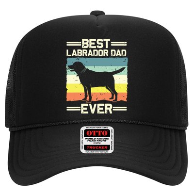 Labrador For Men Dad Black Lab Yellow Labrador Retriever Trucker Hat