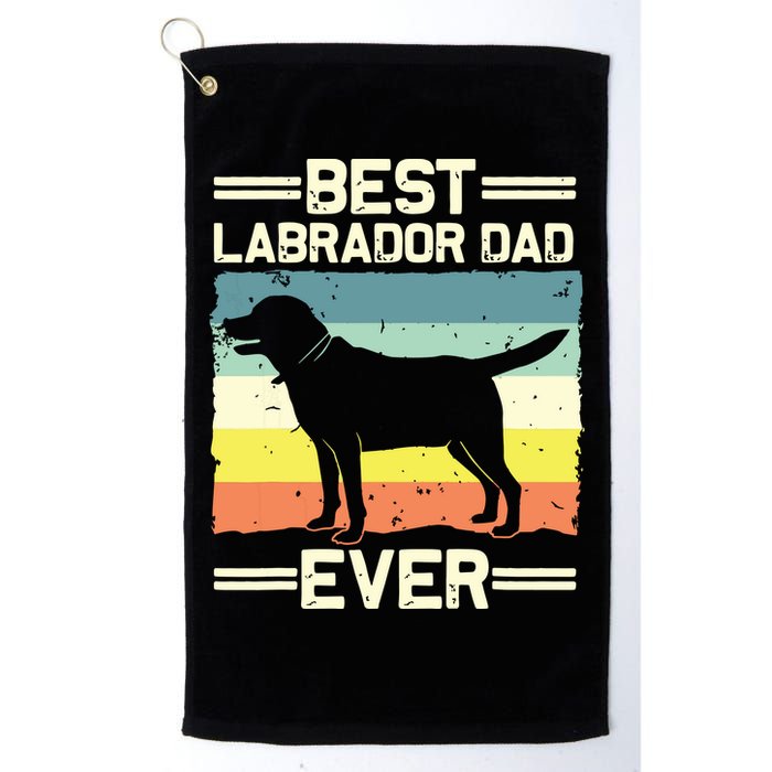 Labrador For Men Dad Black Lab Yellow Labrador Retriever Golf Towel
