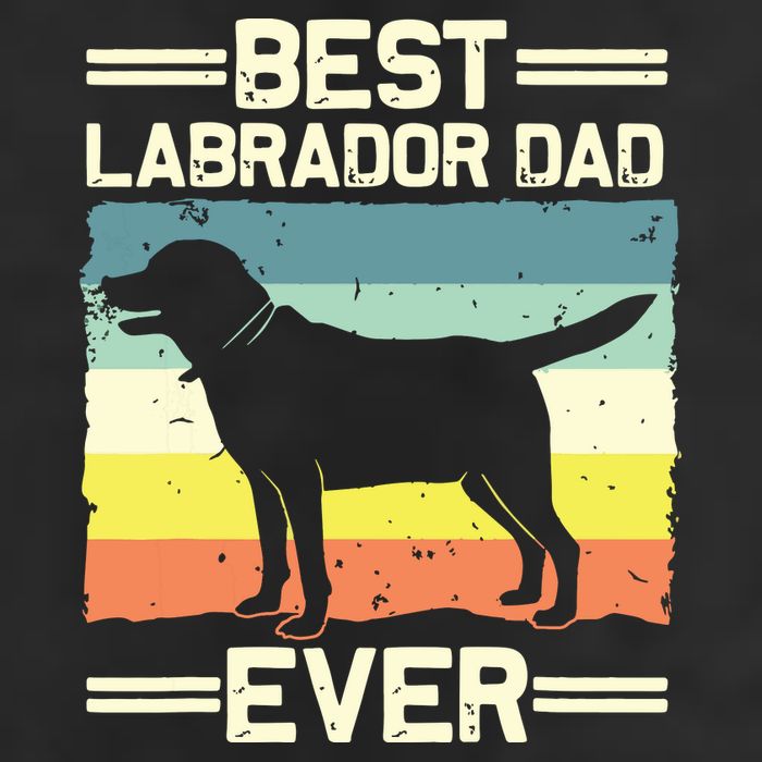 Labrador For Men Dad Black Lab Yellow Labrador Retriever Golf Towel