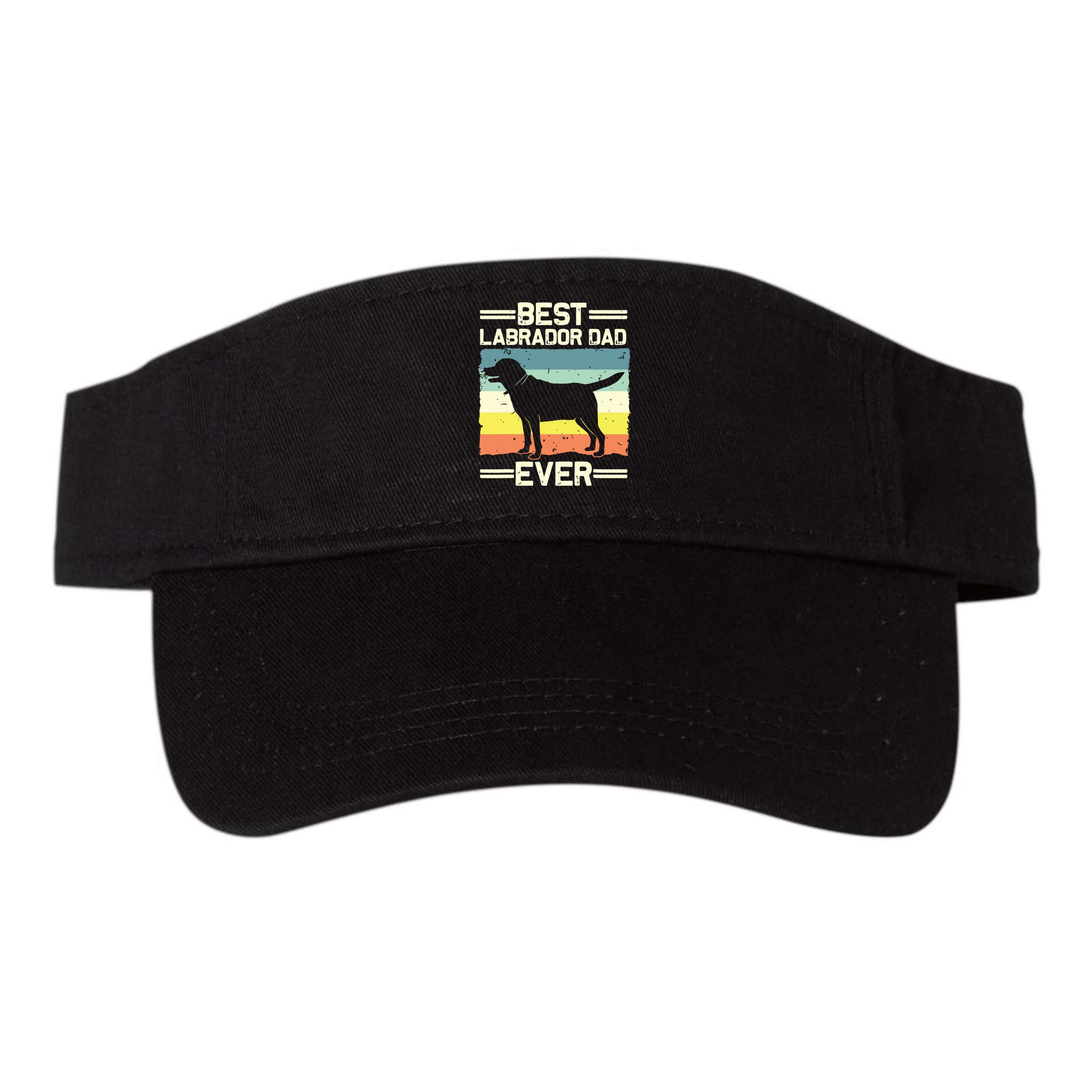 Labrador For Men Dad Black Lab Yellow Labrador Retriever Visor