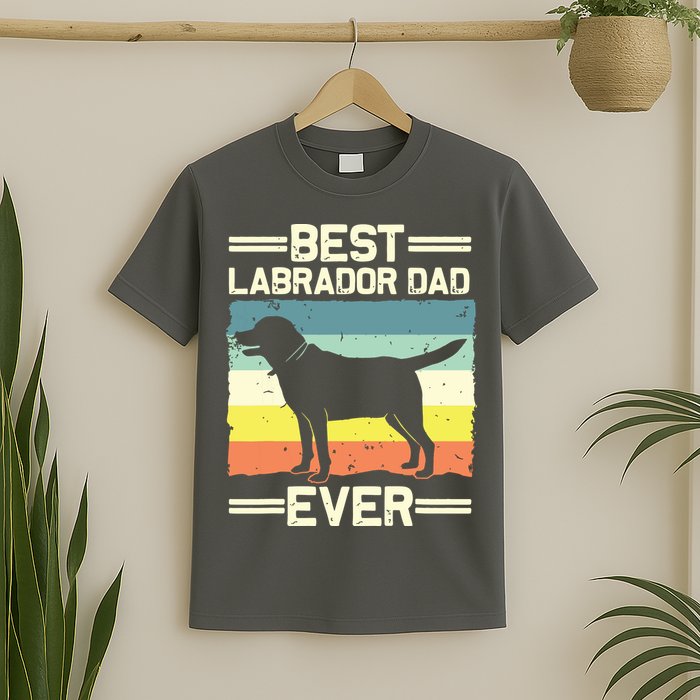 Labrador For Men Dad Black Lab Yellow Labrador Retriever T-Shirt