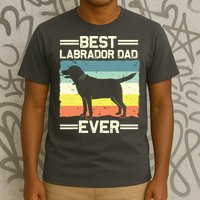 Labrador For Men Dad Black Lab Yellow Labrador Retriever T-Shirt