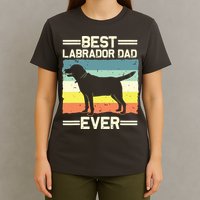 Labrador For Men Dad Black Lab Yellow Labrador Retriever T-Shirt