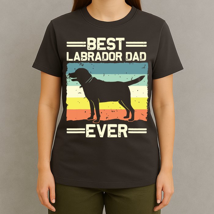 Labrador For Men Dad Black Lab Yellow Labrador Retriever T-Shirt