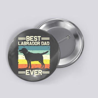 Labrador For Men Dad Black Lab Yellow Labrador Retriever Button