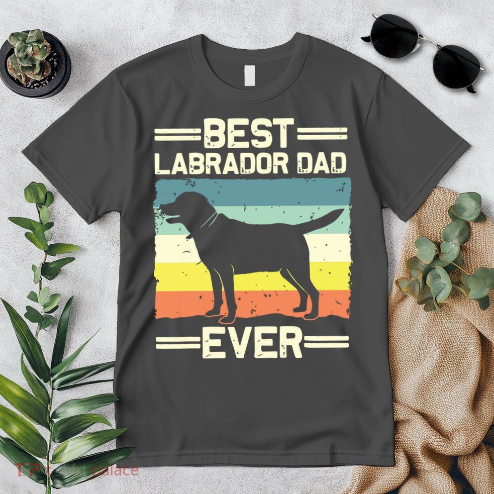 Labrador For Men Dad Black Lab Yellow Labrador Retriever Premium T-Shirt
