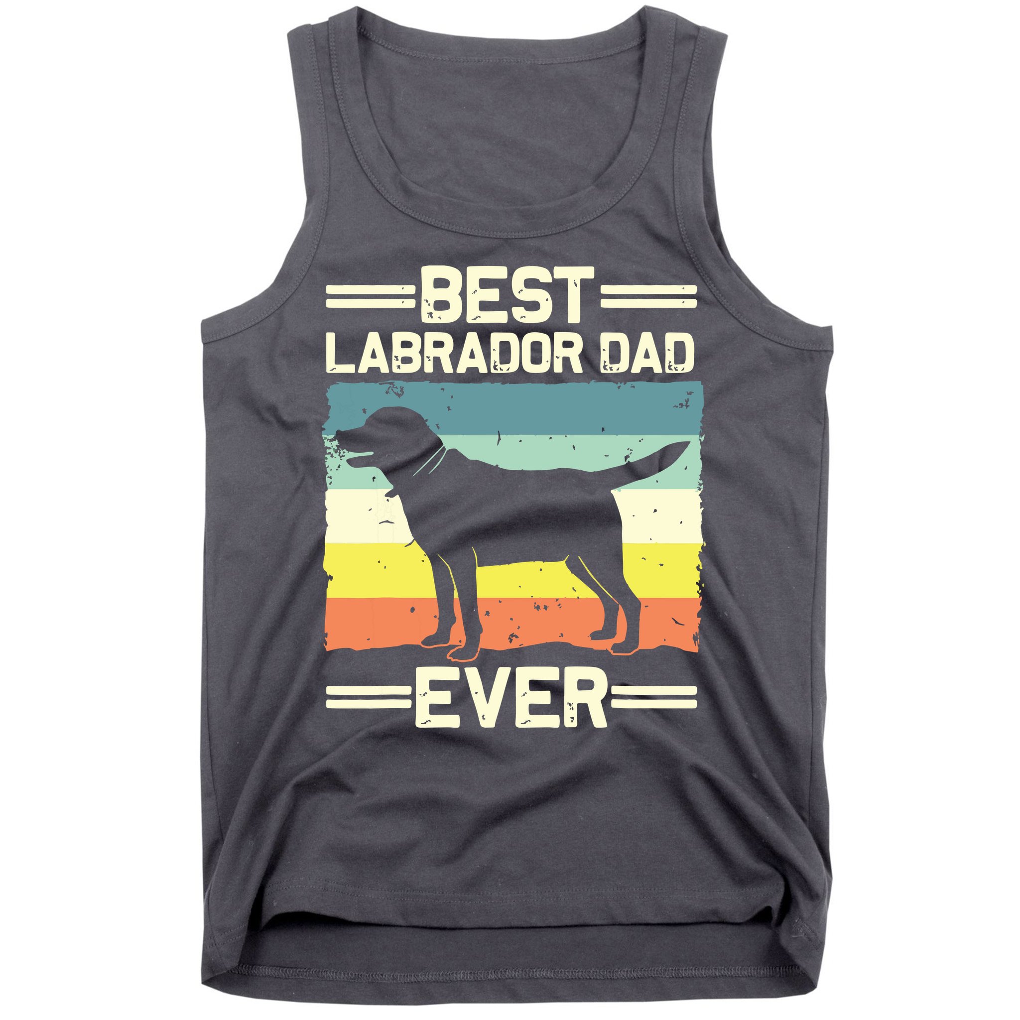 Labrador For Men Dad Black Lab Yellow Labrador Retriever Tank Top