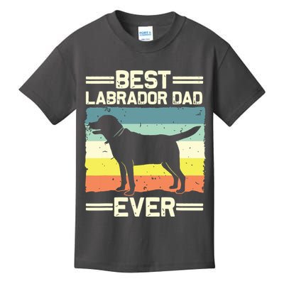 Labrador For Men Dad Black Lab Yellow Labrador Retriever Kids T-Shirt