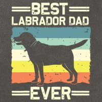 Labrador For Men Dad Black Lab Yellow Labrador Retriever Cotton Canvas Backpack