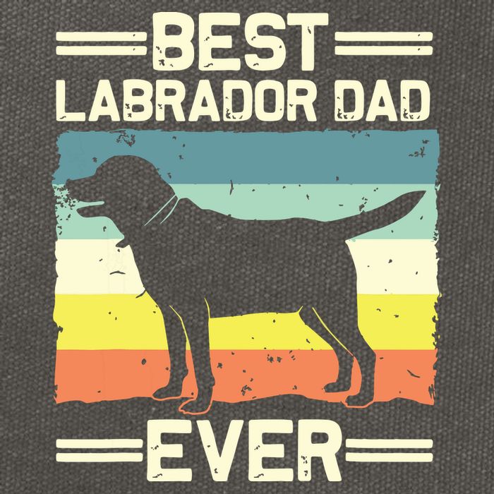 Labrador For Men Dad Black Lab Yellow Labrador Retriever Cotton Canvas Backpack
