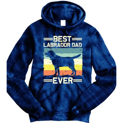 Labrador For Men Dad Black Lab Yellow Labrador Retriever Tie Dye Hoodie