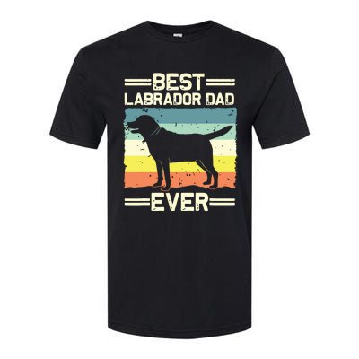 Labrador For Men Dad Black Lab Yellow Labrador Retriever Softstyle® CVC T-Shirt